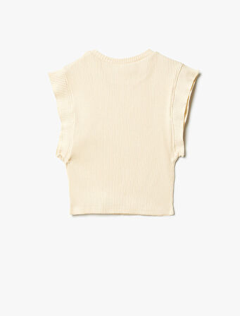 Atlet Kolsuz Yuvarlak Yaka Ribanalı 