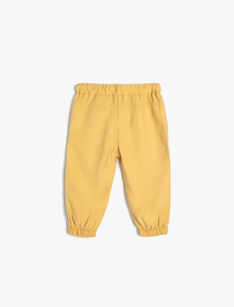 Basic Jogger Pantolon Viskon Kumaş 