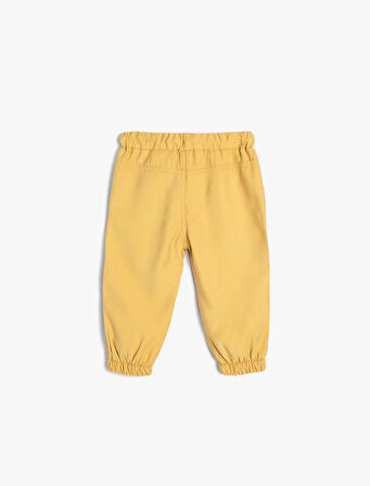 Basic Jogger Pantolon Viskon Kumaş 