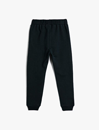 Basic Jogger Eşofman Altı Beli Bağlamalı Pamuklu