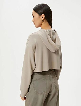 4SAK10006EK Koton Kadın Sweat BEJ