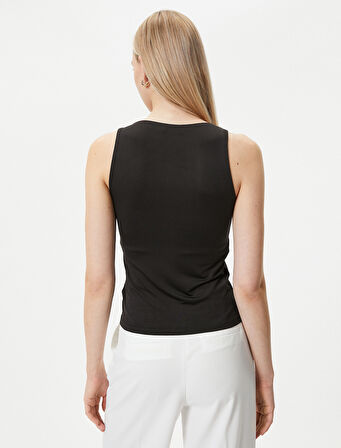 Askılı Atlet Basic U Yaka Slim Fit