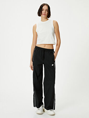 Kolsuz Tişört Bisiklet Yaka Pamuklu