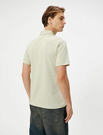 4SAM10006MK Koton Erkek T-shirt BEJ
