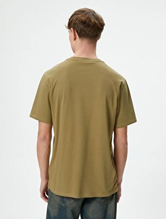 Koton Erkek T-shirt 4SAM10037HK HAKİ