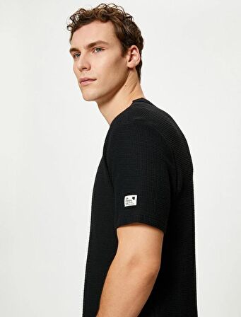 Koton Erkek T-shirt 4SAM10074HK SİYAH
