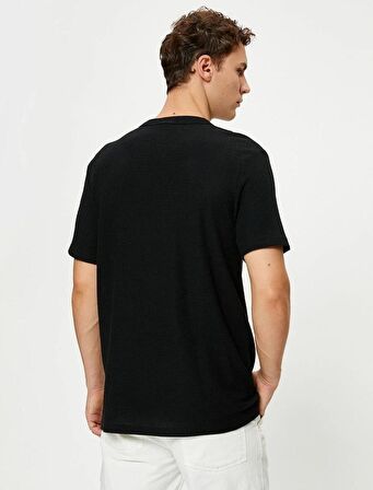Koton Erkek T-shirt 4SAM10074HK SİYAH