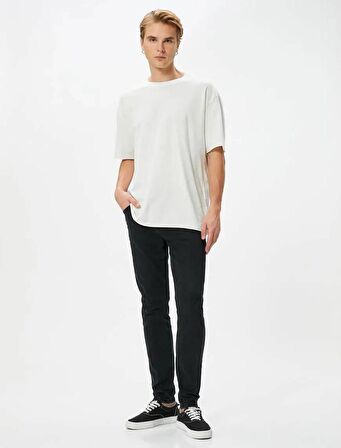 4SAM40034ND Koton Erkek Jean Pantolon SİYAH