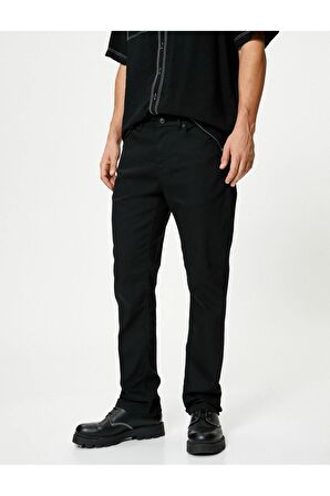 Straight Fit Boru Paça Kot Pantolon - Mark Jean