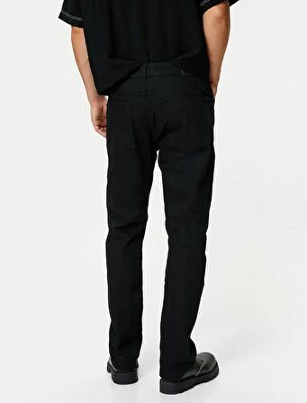 4SAM40045ND Koton Erkek Jean Pantolon SİYAH