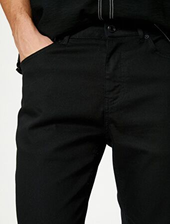 4SAM40045ND Koton Erkek Jean Pantolon SİYAH