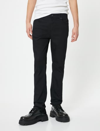 Slim Fit Kot Pantolon - Brad Jean
