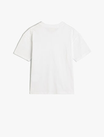 Basic Tişört Kısa Kollu Bisiklet Yaka Pamuklu