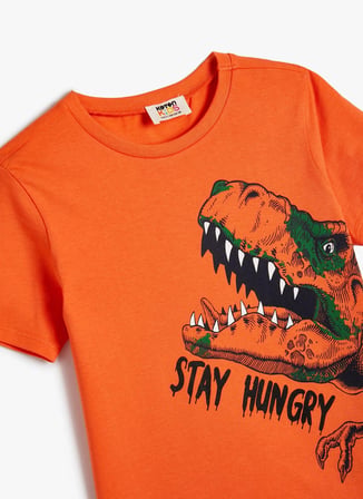 Koton Turuncu Erkek Çocuk T-Shirt 4SKB10042TK