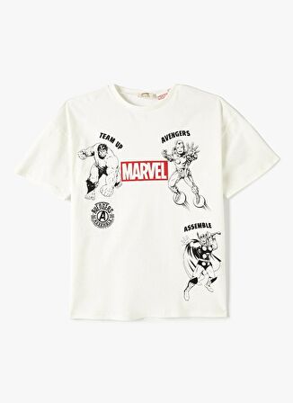 Koton Beyaz Erkek T-Shirt 4SKB10137TK