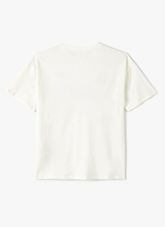 Koton Beyaz Erkek T-Shirt 4SKB10137TK