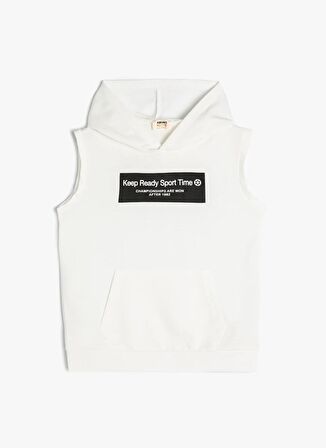 Koton Erkek Beyaz Sweatshırt 4SKB10146TK