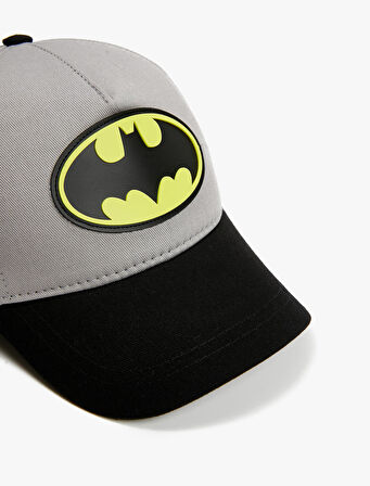 Batman Kep Şapka Aplike Detaylı Lisanslı Pamuklu