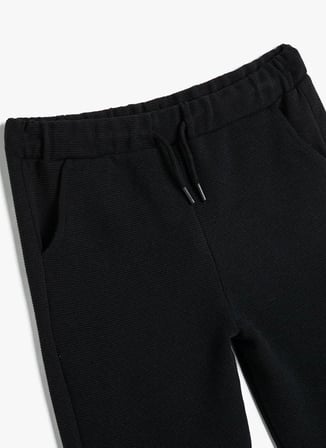 Koton Normal Paça Lacivert Erkek Çocuk  Eşofman Altı 4SKB40013TK