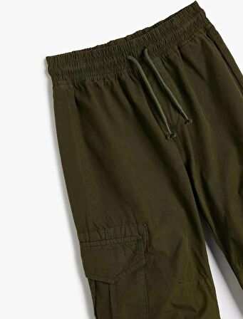 4SKB40021TW Koton Erkek Çocuk Jean Pantolon HAKİ