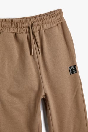 Koton Erkek Çocuk Jogger Eşofman Altı Etiket Detaylı Cepli Beli Lastikli