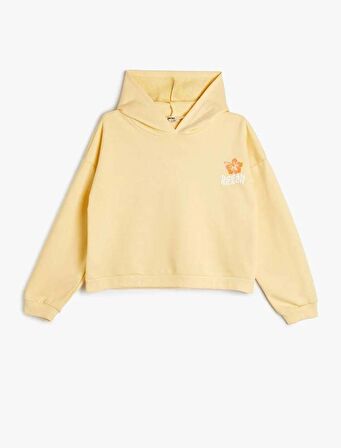 4SKG10012AK Koton Kız Çocuk Sweat SARI