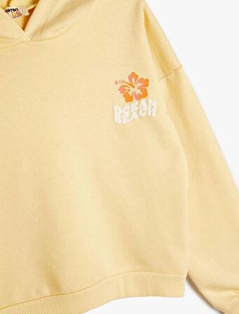4SKG10012AK Koton Kız Çocuk Sweat SARI
