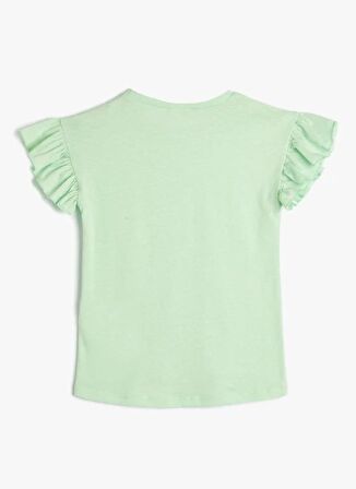 Koton Yeşil Kız Çocuk T-Shirt 4SKG10109AK