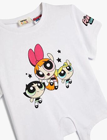 4SKG10140AK Koton Kız Çocuk T-shirt BEYAZ