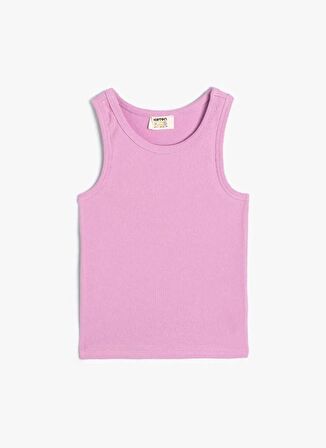 Koton Lila Kız Çocuk T-Shirt 4SKG30022AK