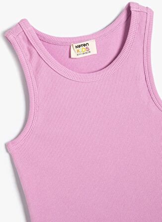 Koton Lila Kız Çocuk T-Shirt 4SKG30022AK
