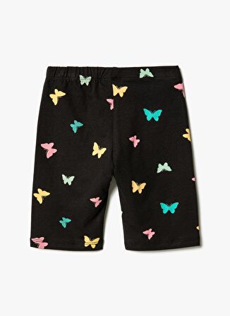 Koton Siyah Kız Çocuk Tayt 4SKG40033AK