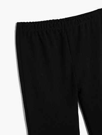 4SKG40039AK Koton Kız Tayt SİYAH