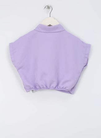Koton Lila Kız Çocuk Gömlek 4SKG60017AW