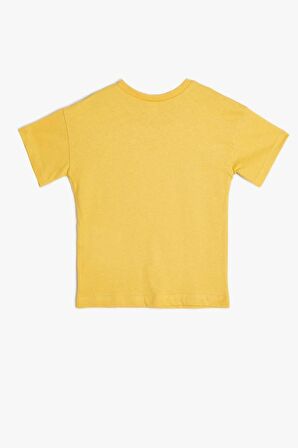 Koton Erkek Bebek Basic Tişört Kısa Kollu Cep Detaylı Pamuklu