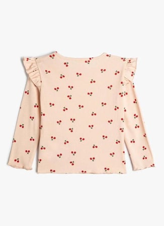 Koton Pembe Kız Bebek T-Shirt 4SMG10040AK