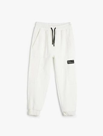 4WKB40169TK Koton Erkek Çocuk Eşofman Alt EKRU