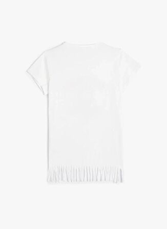 Koton Beyaz Kız Çocuk T-Shirt MASSI-P