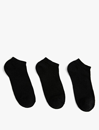 3'lü Basic Patik Çorap