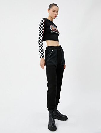 Koton Kadın Jogger Eşofman Altı Fermuarlı Cep Detaylı Beli Lastikli 4WAL40090IK