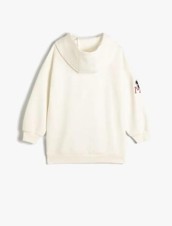 4WKG10543AK Koton Kız Çocuk Sweat EKRU