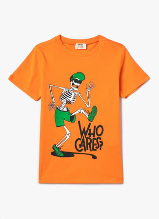 Koton Turuncu Erkek Çocuk T-Shirt 4SKB10039TK