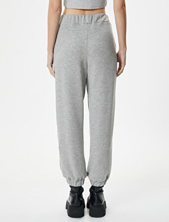 Jogger Eşofman Altı Beli Lastikli Cep Detaylı