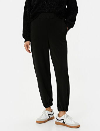 Jogger Eşofman Altı Beli Lastikli Cep Detaylı