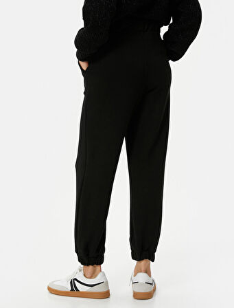 Jogger Eşofman Altı Beli Lastikli Cep Detaylı