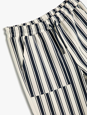 Jogger Eşofman Altı Cep Detaylı Beli Bağlamalı Pamuklu