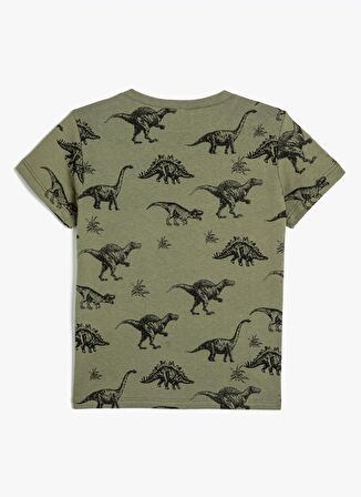 Koton Yeşil Erkek T-Shirt 4SKB10182TK
