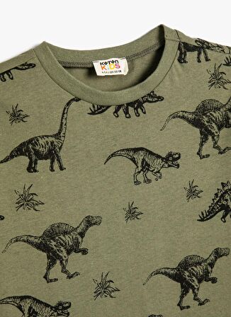 Koton Yeşil Erkek T-Shirt 4SKB10182TK