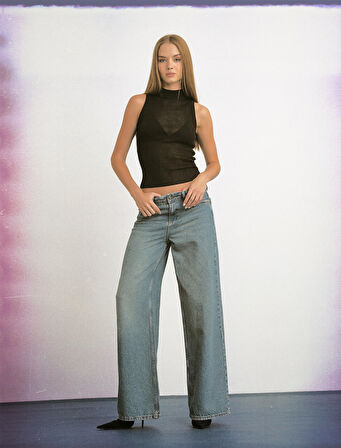 Triko Fitilli Atlet Dik Yaka Slim Fit