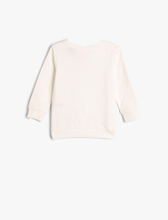 Batman Sweatshirt Lisanslı Uzun Kollu Bisiklet Yaka Pamuklu Şardonlu